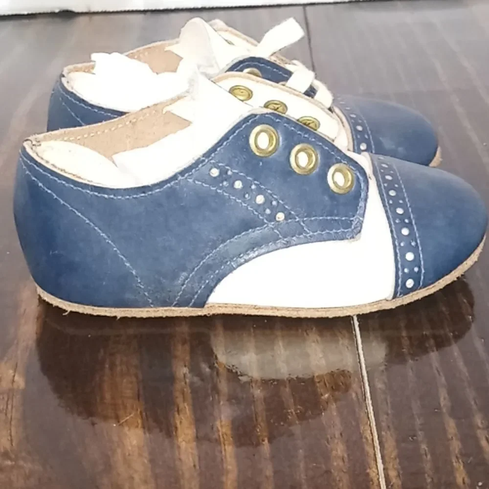 Vintage Leather Baby Deer Shoes